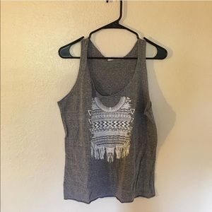 Foreign Exchange tank top with a tribal design